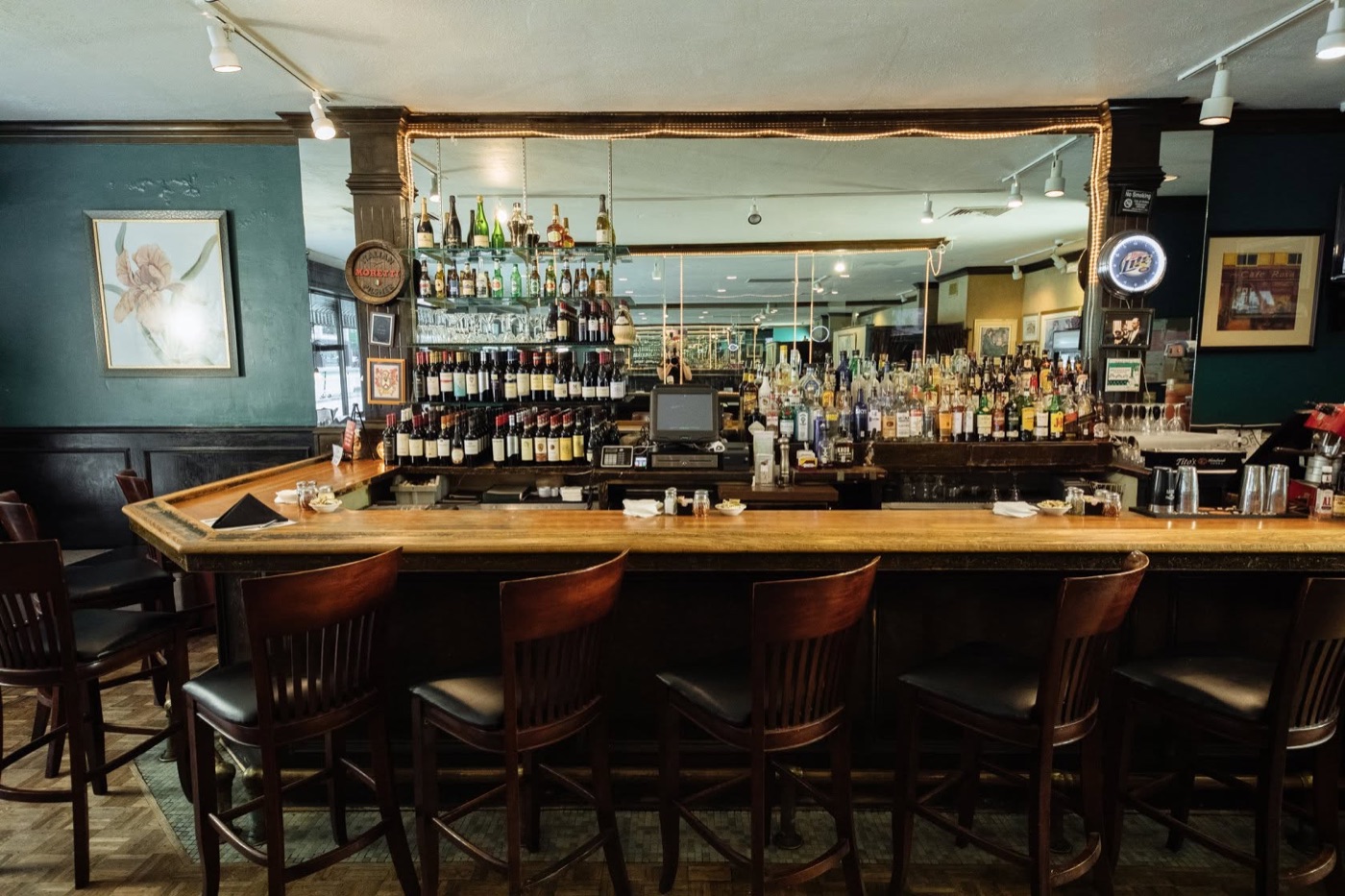 The bar, afternoon light