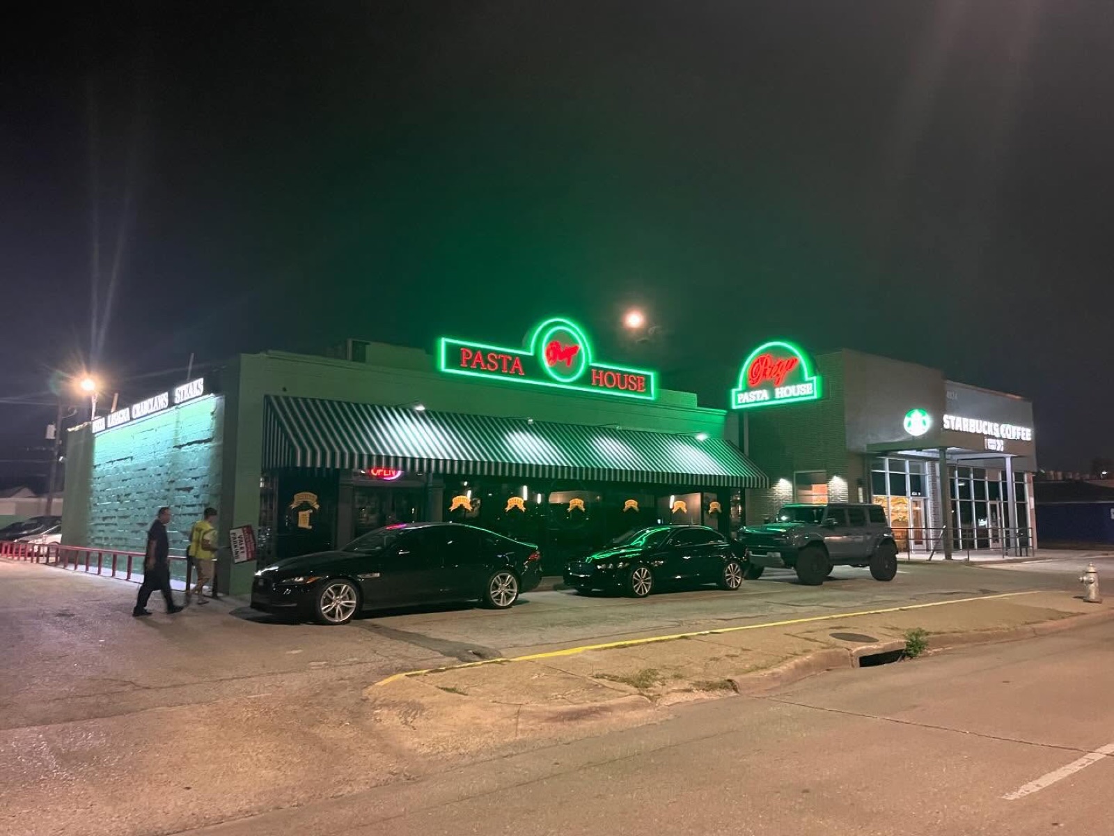 Neon at night