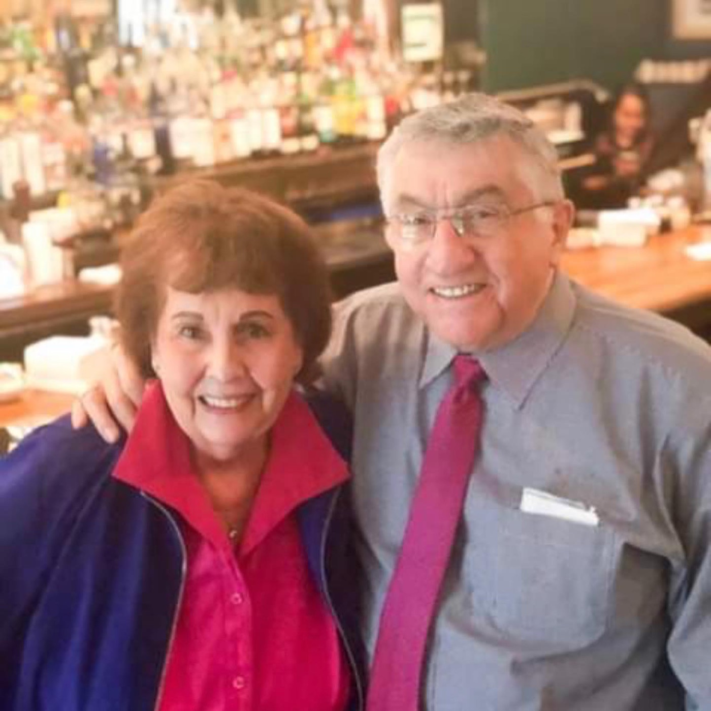 Joe and Rose at the bar