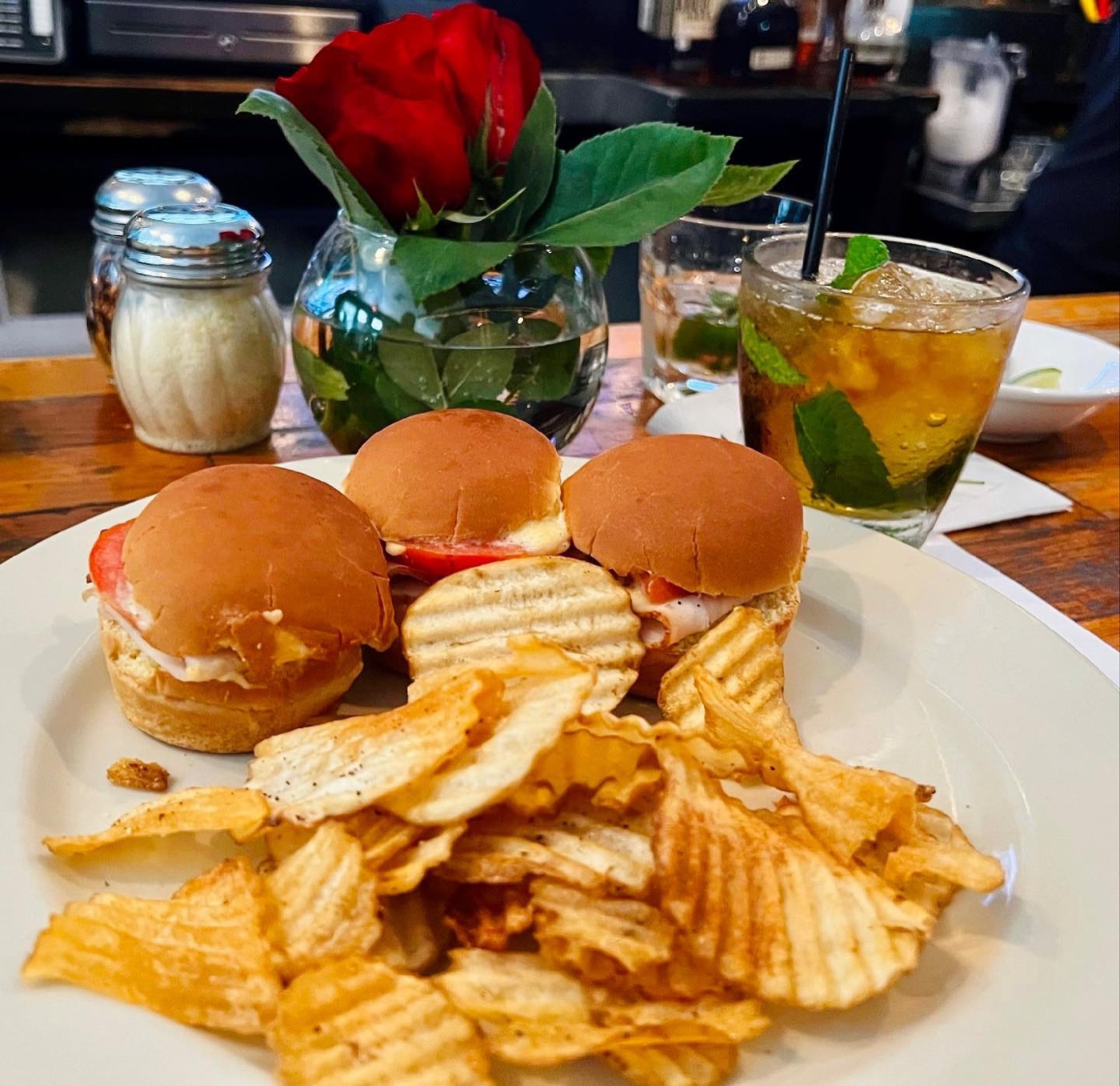 Sliders and cottage chips